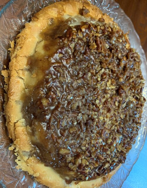 Pecan Upside Down Apple Pie